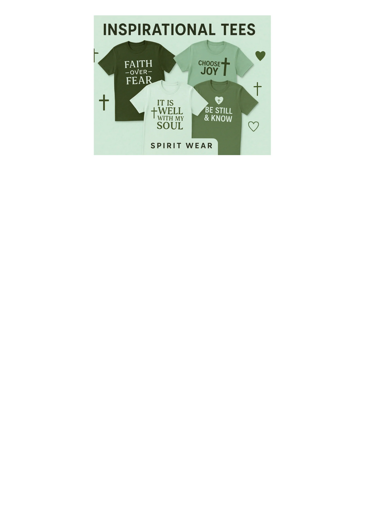 Inspirational Tees: Inspiring Tees for Everyday Faith