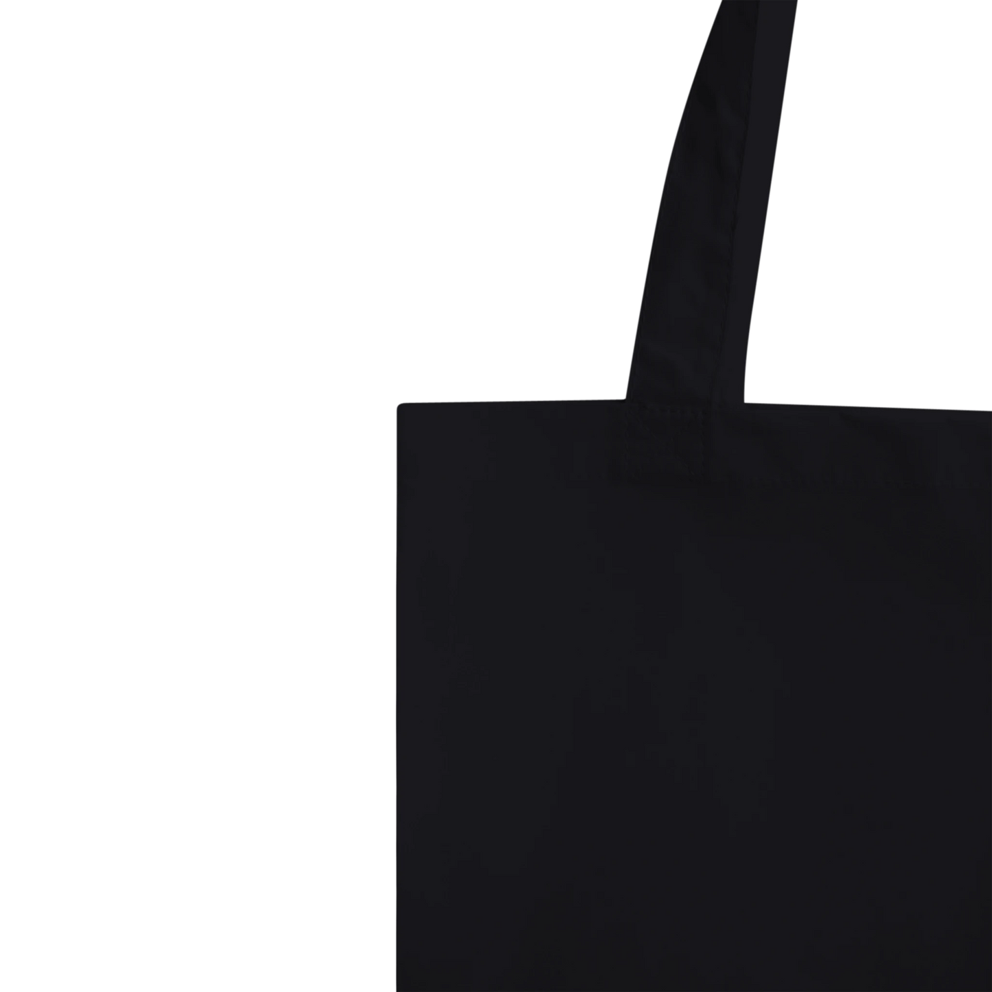Spirit Wear black canvas peace pack collection tote with long shoulder straps ideal for groceries books and everyday use