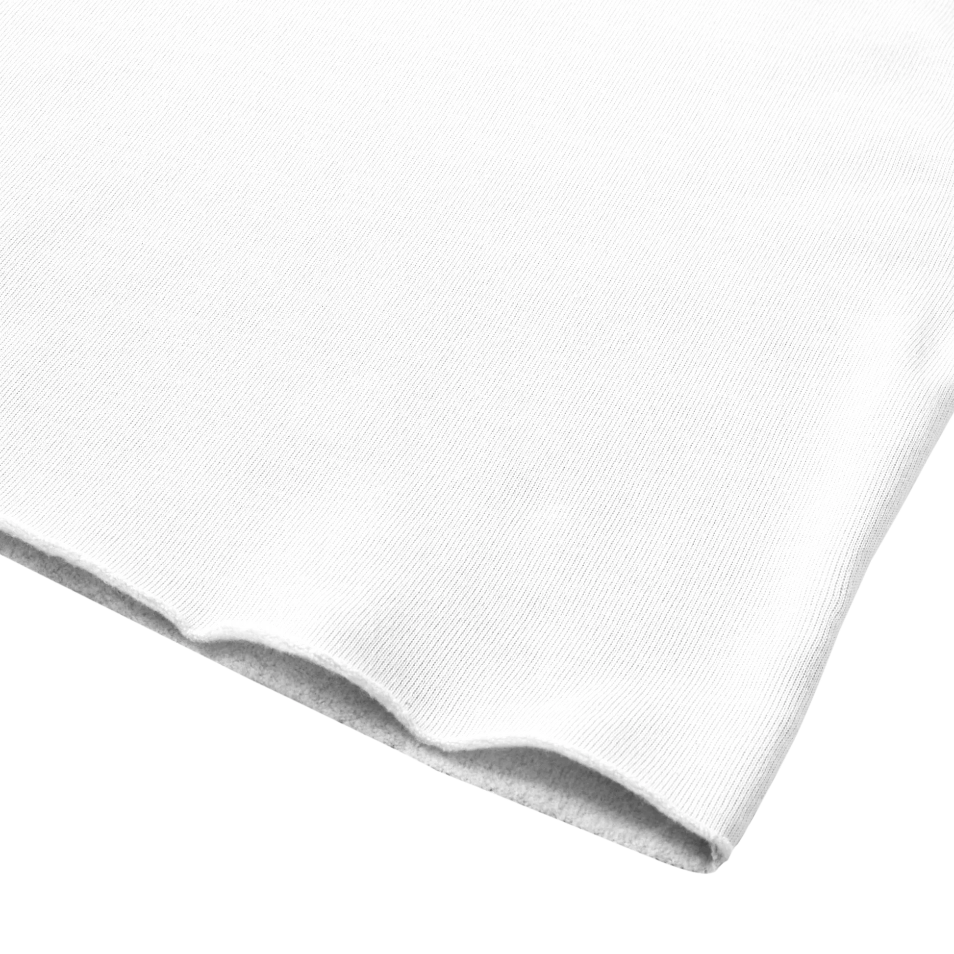 Close-up of a soft white sleeve of a Christian hoodie for women by Spirit Wear