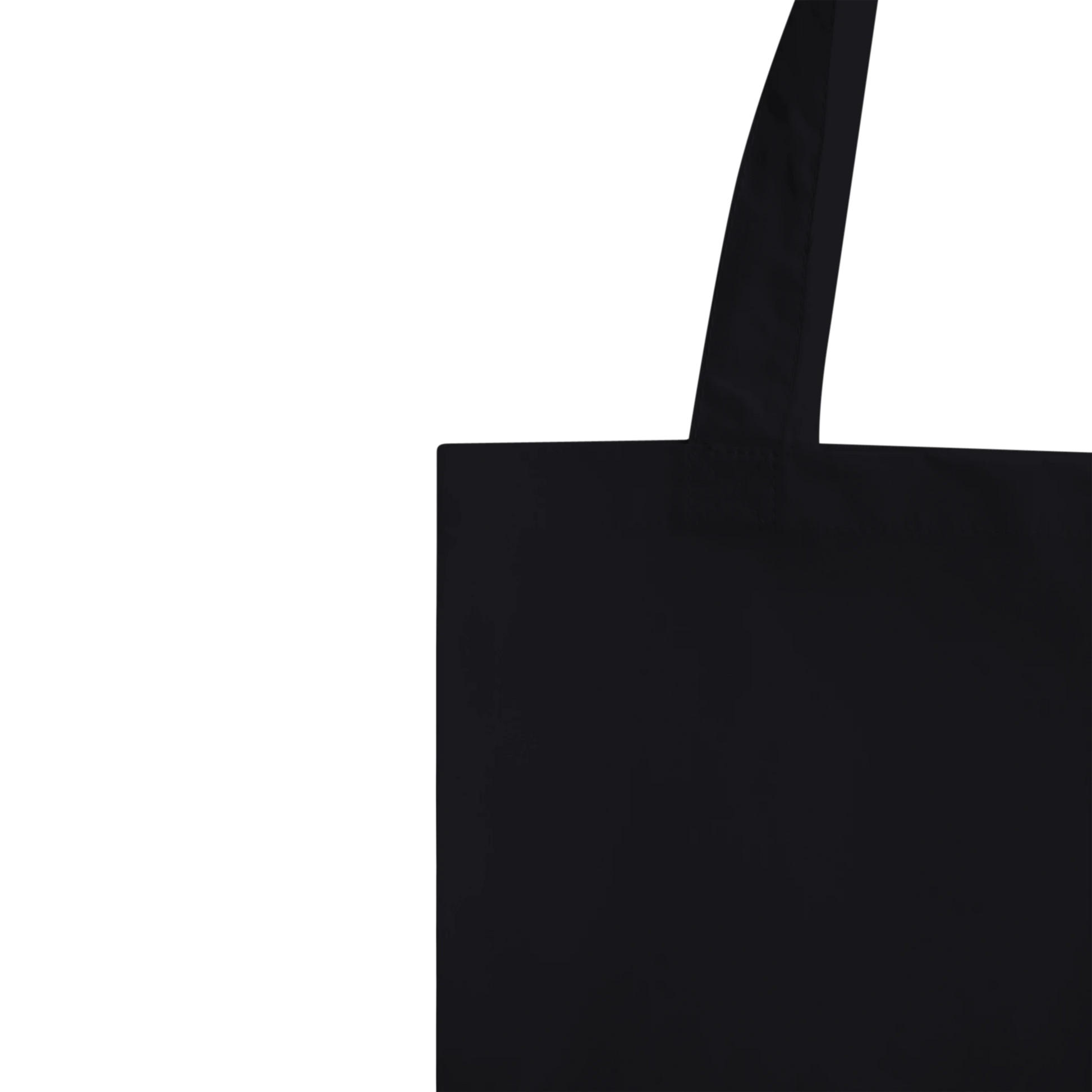 Spirit Wear black canvas peace pack collection tote with long shoulder straps ideal for groceries books and everyday use